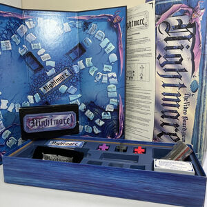 Nightmare The Video Board Game 1991 VHS Horror Complete CA